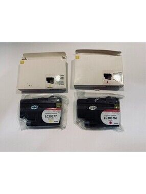 Lot of 2 LC3037 XXL Ink Cartridges for Brother MFC-J5845DW J5945DW J6545DW J6945